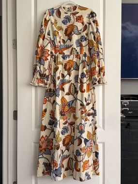 Custom Handmade Floral Maxi Dress XS/S EUC One-of-a-Kind